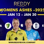 Womens Ashes -2025 reddybook