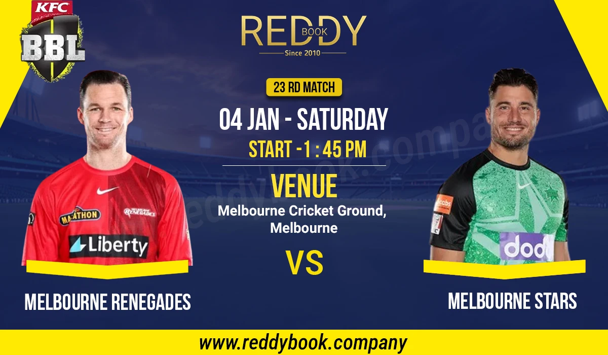 Read more about the article Melbourne Renegades vs. Melbourne Stars: BBL Match 23